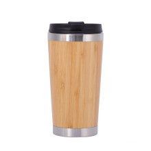 350ml/450ml/500ml Double Wall Stainless Steel Tumbler Custom Tea Bottle Bamboo Mug With Infuser BPA Free Strainer For Travel